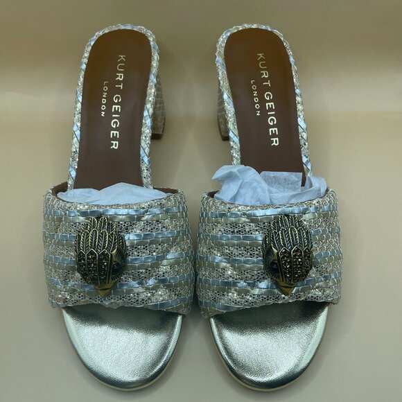 Kurt Geiger Shoes - KURT GEIGER KENSINGTON BLOCK MULE HEEL 7